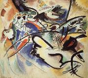 Wassily Kandinsky Kompozicio Voros es fekete oil painting artist